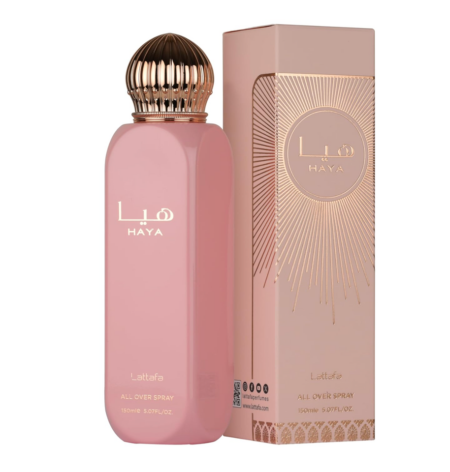 Lattafa Haya 5.07 All Over Body Spray (W)