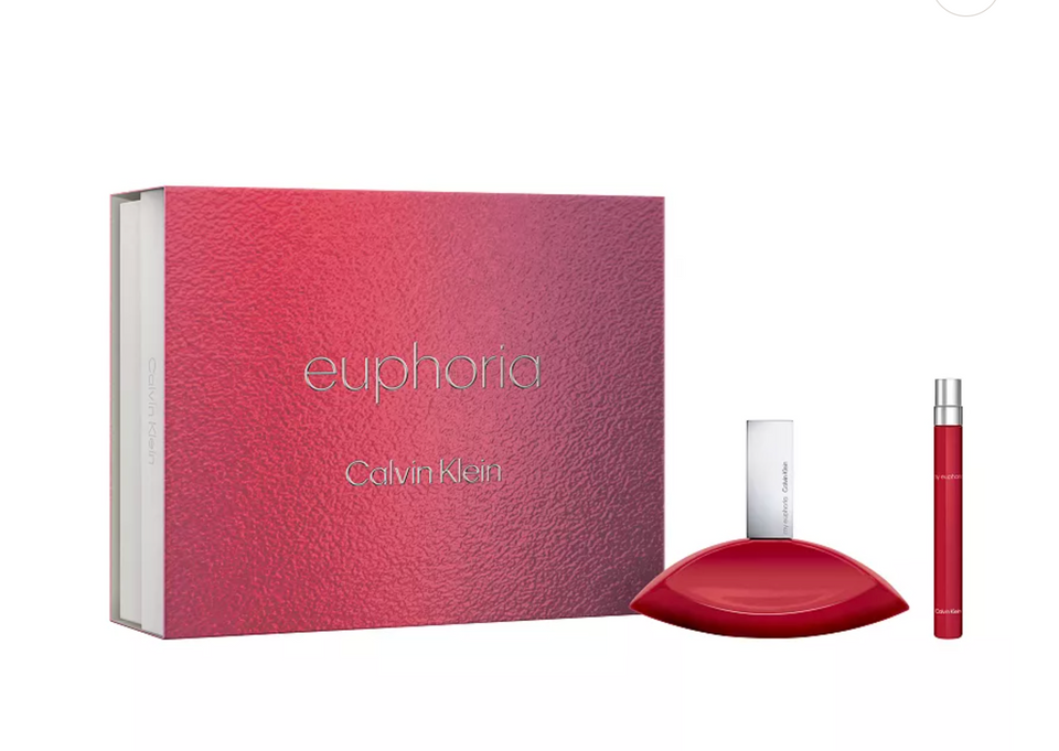 Set CK Calvin Klein 2PC My Euphoria 3.3 EDP+0.33 EDP Purse Spray (W) Hard Box