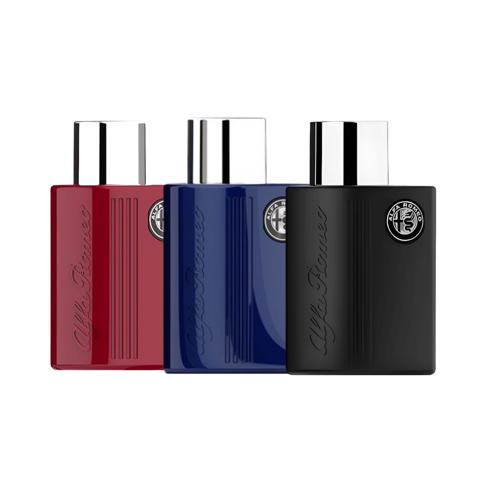 Set Alfa Romeo 3PC Red 1.4 EDT+Blue 1.4 EDT+ Black 1.4 EDT (M) Soft Window Box