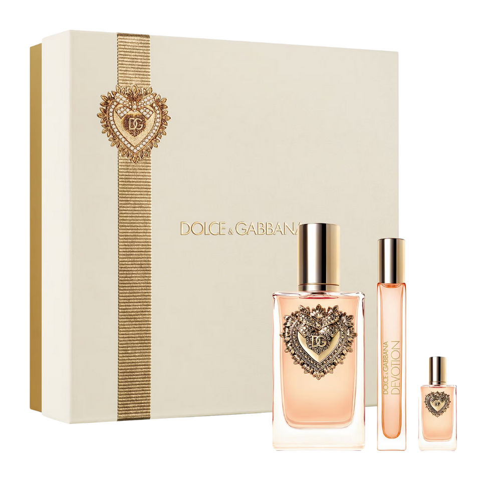 Set Dolce & Gabbana 3PC Devotion 3.3 EDP+0.33 EDP Spray+Mini 0.17 EDP (W) Hard Box