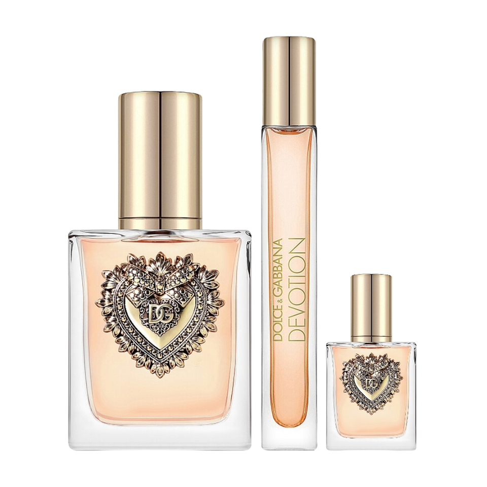 Set Dolce & Gabbana 3PC Devotion 3.3 EDP+0.33 EDP Spray+Mini 0.17 EDP (W) Hard Box
