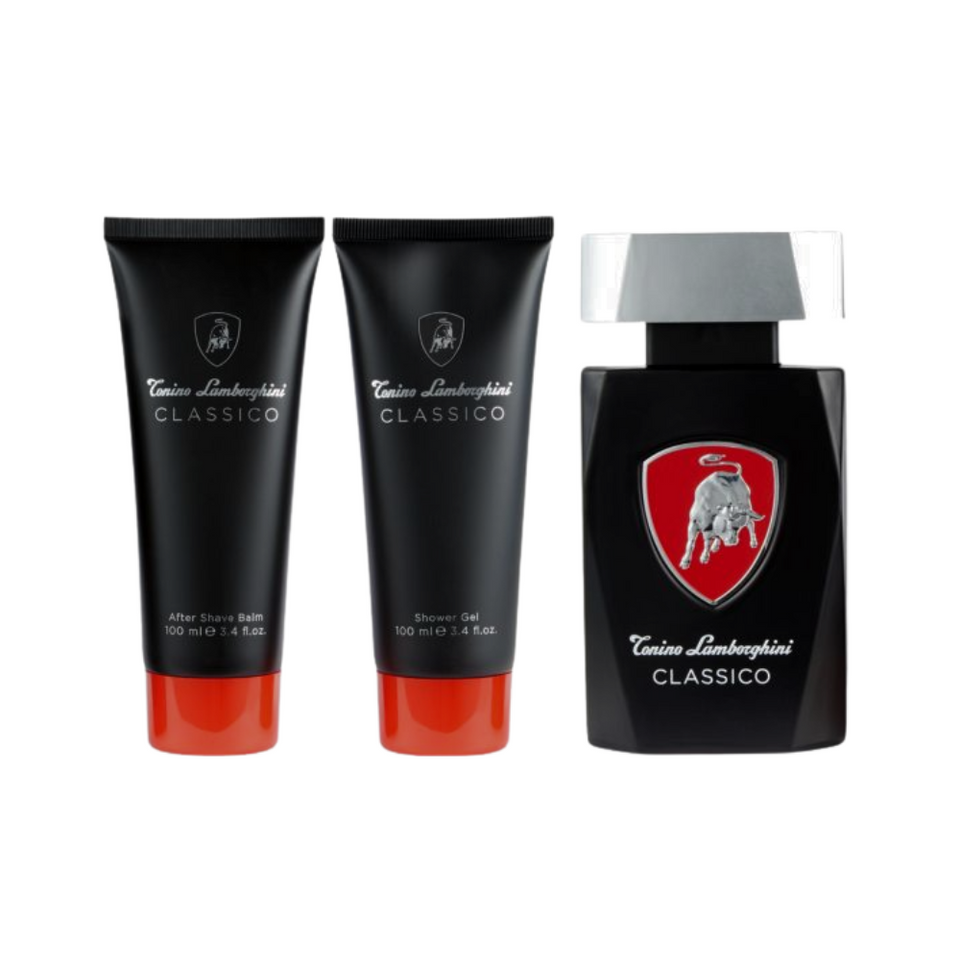 Set Lamborghini 3PC Classico 4.2 EDT+3.4 SG+3.4 ASB (M) Soft Window Box