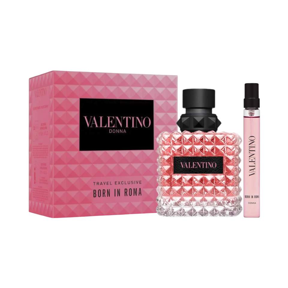 VALENTINO 2PC DONNA BORN IN ROMA 3.4 EDP+0.33 EDP SPRAY (W)