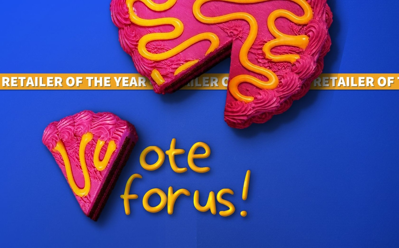 Vote for us - retailer of the year