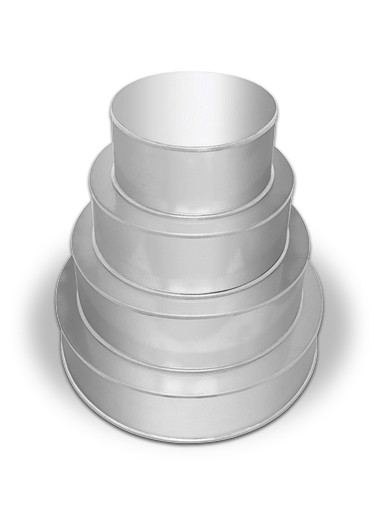 4 Tier Round Multilayer Cake Tins Set