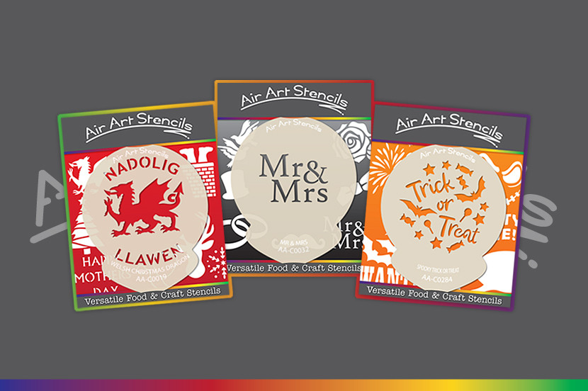 Air Art Stencils 3 for £6