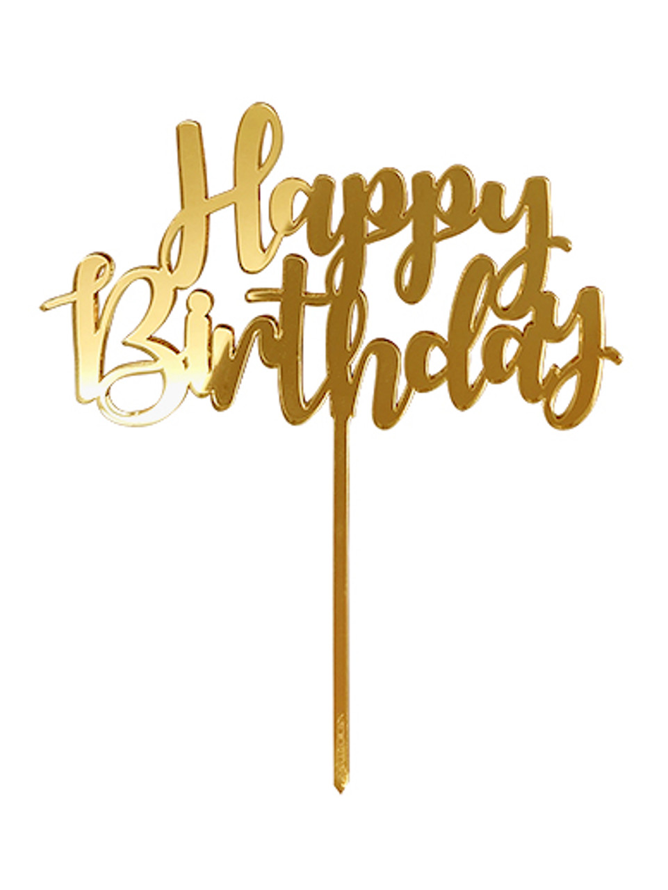 Gold Happy Birthday Cake Topper | Paper Source