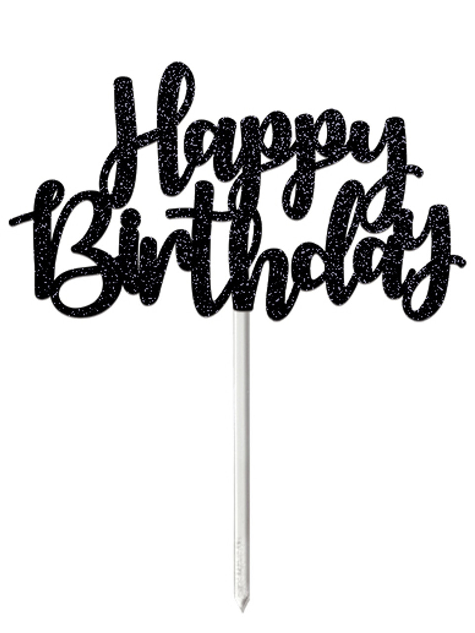 Gather Round Happy Birthday Cake Topper - Black – Across The Board Cake  Decorating