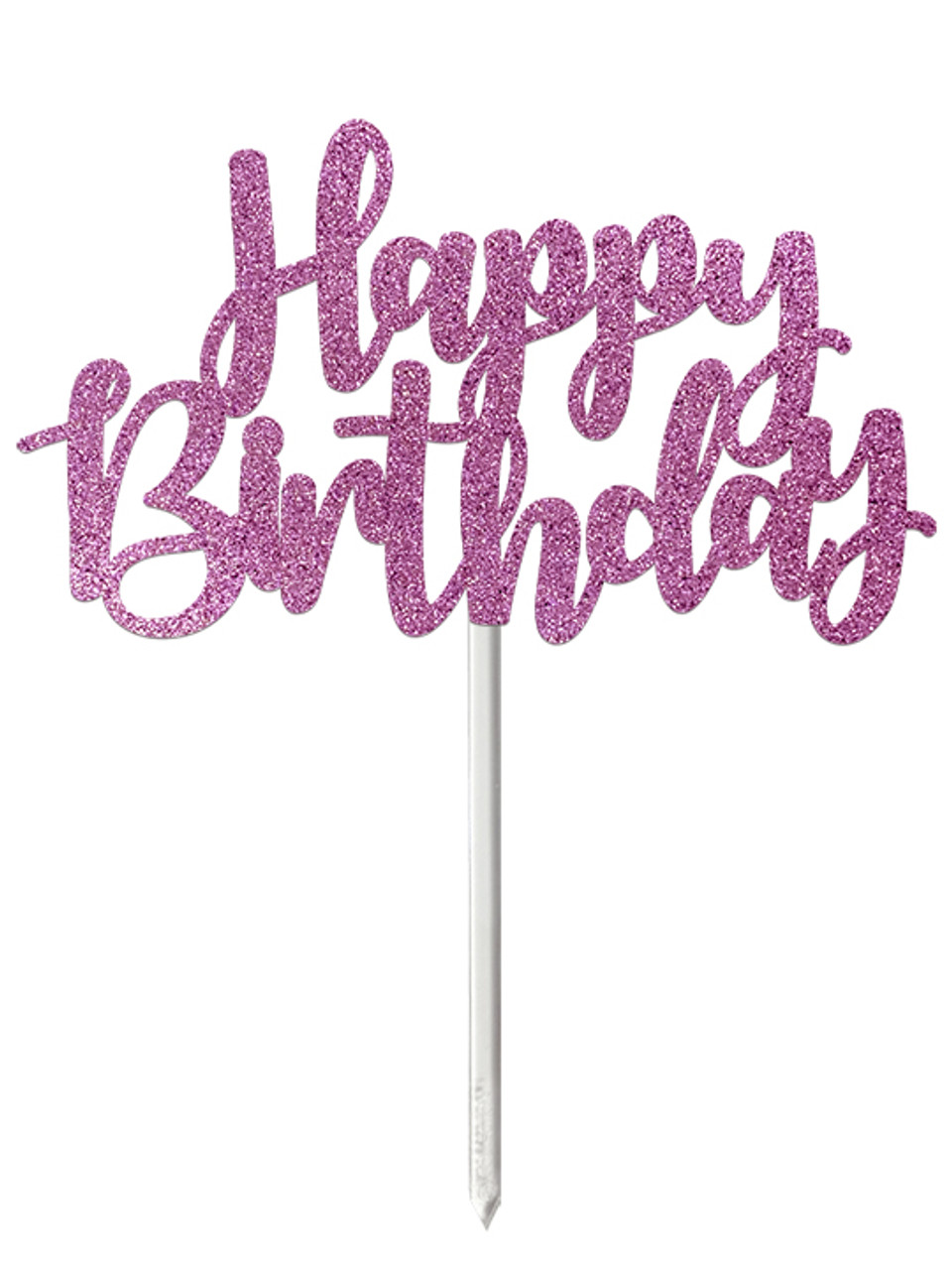 Happy 60th Mum + Hearts Glitter Cake Topper available in 24 Colours – VIP  Gifts