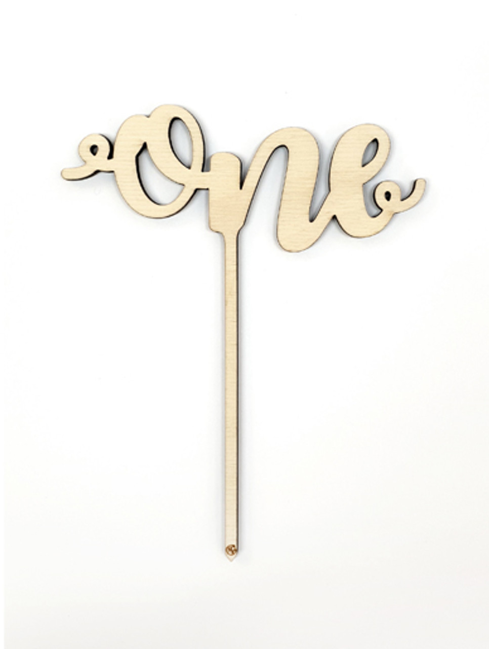 1st Birthday Cake Topper | One Cake Topper | Etched