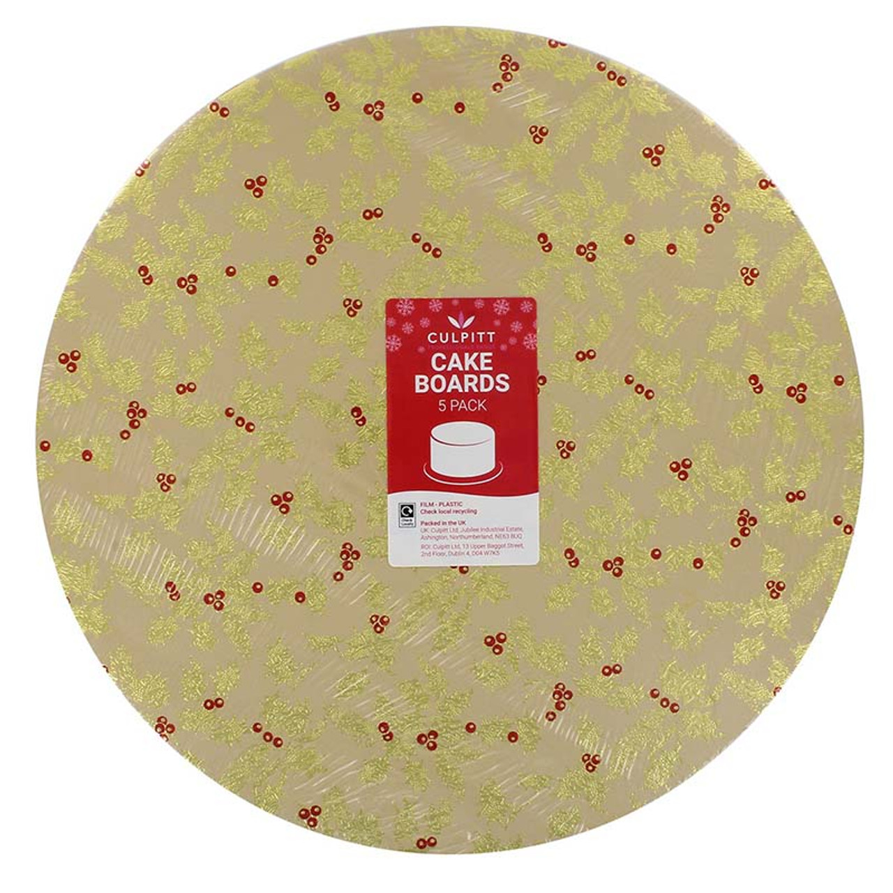 Matt White Round Masonite Cake Board | Cake Craft Company