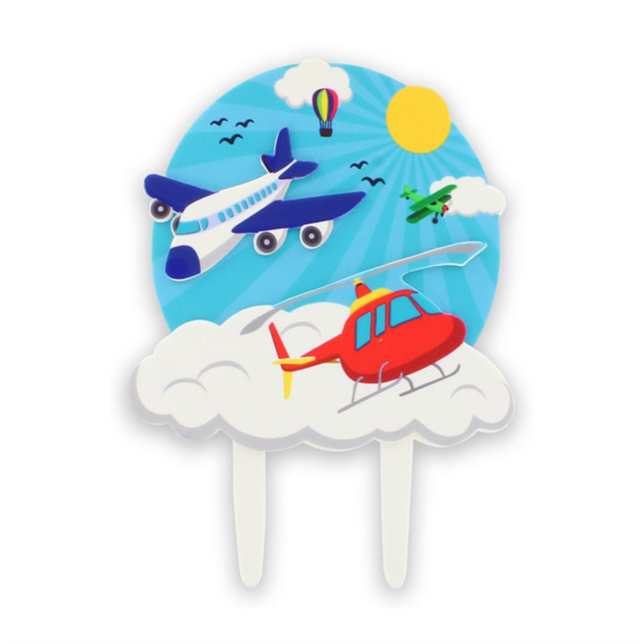 LILIPARTY Aeroplane Happy Birthday Cake Topper First Birthday Party  Decoration Travel Theme Kids Birthday Party Supplies by LILIPARTY - Shop  Online for Kitchen in Australia