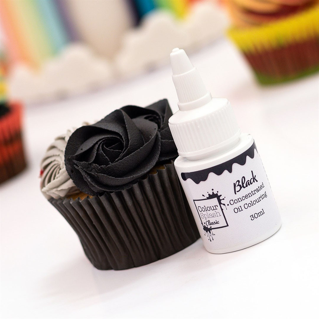 Colour Splash Oil Colour - Black 20ml