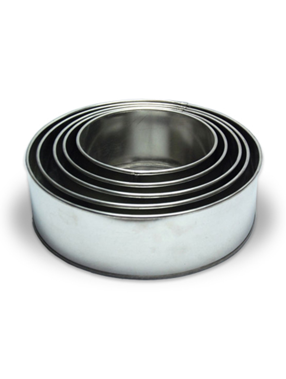 Baker's Cutlery Aluminium Baking Round Cake Mould, Size- 5 Inch (Height-4  Inch) - Baker's Cutlery