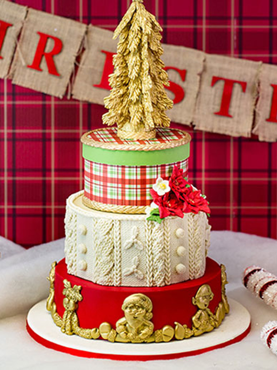3D Christmas Tree Silicone Baking Mold - Evil Cake Genius