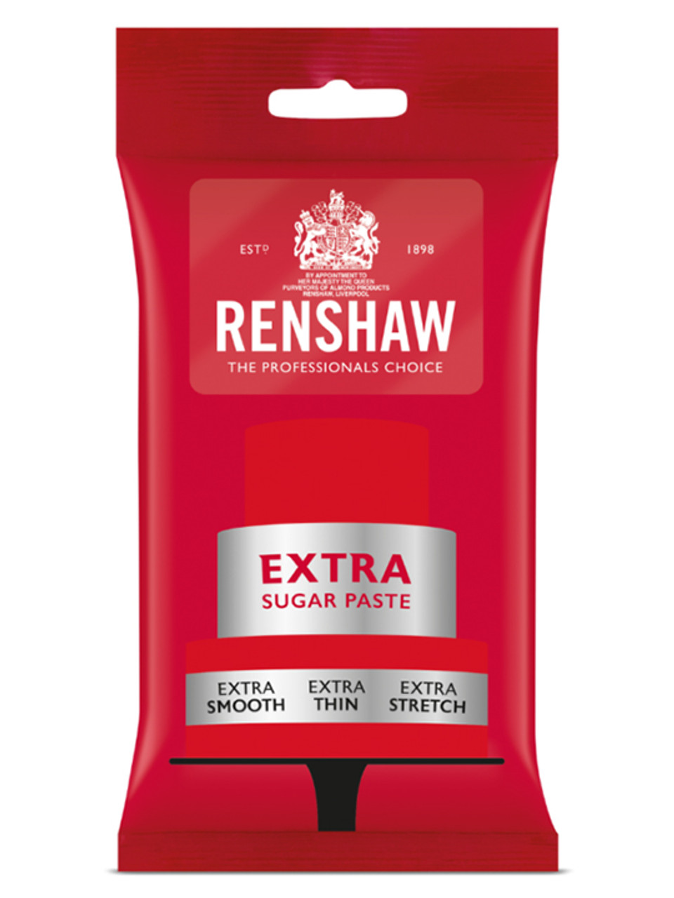 Renshaw Extra Ready-to-Roll Icing Red 1KG