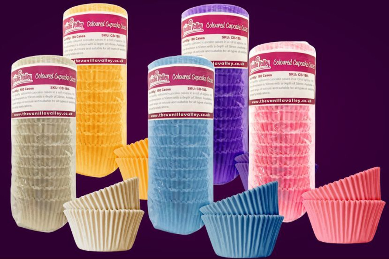 180 Cupcake Cases - 5 packs for £20
