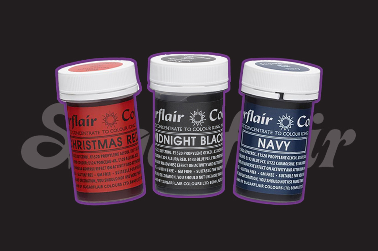 Sugarflair Pastes 3 for £7.50