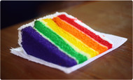 Rainbow cakes 