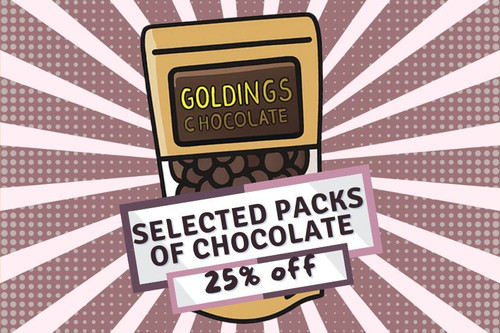 25% off Chocolate