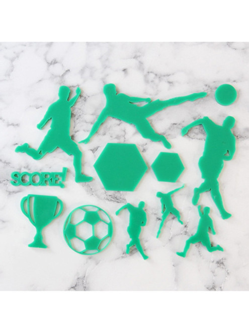 Sweet Stamp - Elements Embossing Set - Score! Soccer