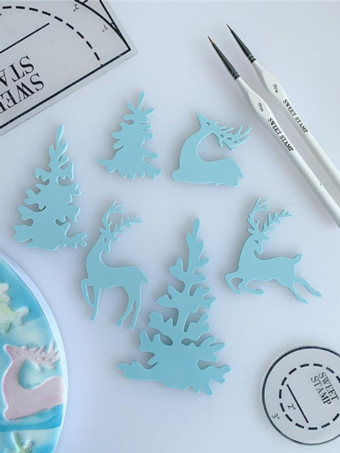 Sweet Stamp - Elements Embossing Set - Winter Wonderland