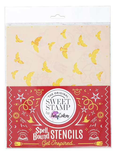 Sweet Stamp - Spell Bound Stencil - Owl Pattern
