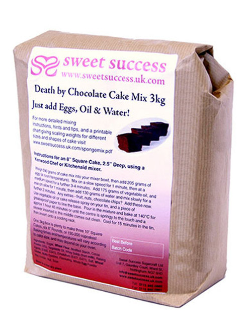 Sweet Success Death by Chocolate Cake Mix 3kg