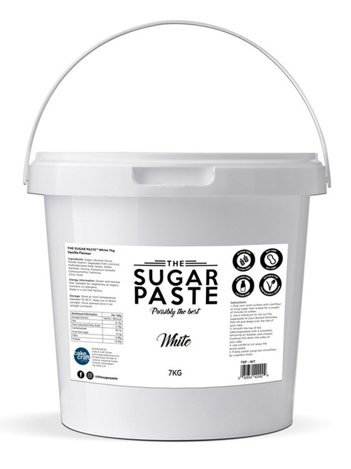 large tub of  The Sugar Paste - White 7kg