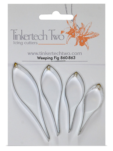Tinkertech Metal Cutter - Weeping Fig -  Set of 4 (860-3)