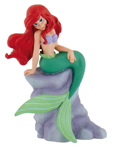 Ariel on the Rock from "The Little Mermaid" - Cake Topper / Figurine