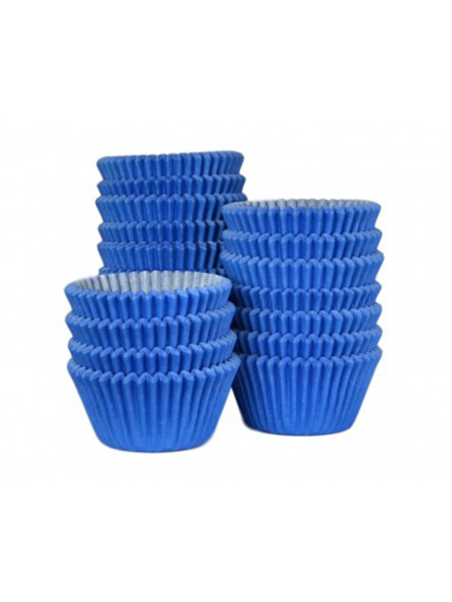 BLUE Baking Cases - Pack of 500 - BULK PACK