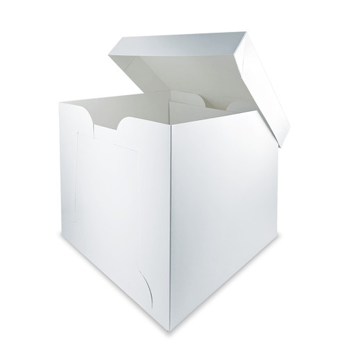 Tall White Cake Box - 8x8x8