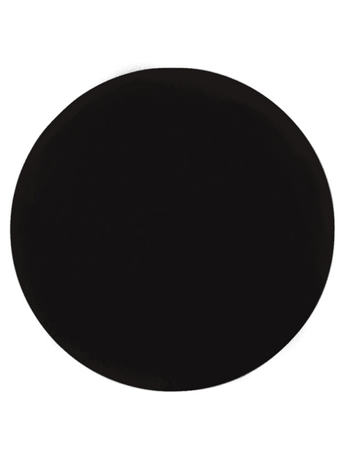 6" Round Masonite 6mm Board - Matt Black