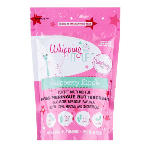 Pack of Whipping it Up! Raspberry Ripple 500g