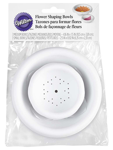 Wilton Flower Shaping Bowls / Flowers Formers - 6 Pieces