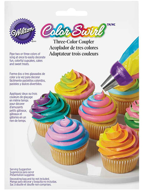 Wilton Color Swirl Three Color Coupler