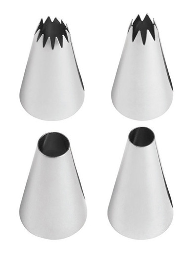 large tip nozzles, set of 4 by Wilton