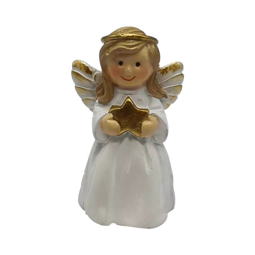 Nativity Angel Resin Cake Decoration