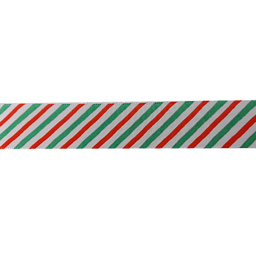 Candy Stripe Ribbon - 25mm x 25 Metres