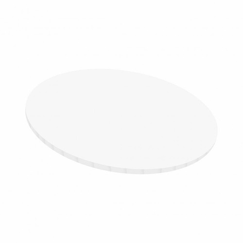 Simply Making 12" Round Masonite Board - Matt White 5mm