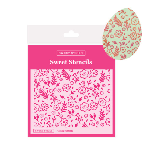 Sweet Sticks Stencil - Floral Pattern