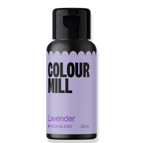 A bottle of Colour Mill  Aqua Blend Lavender