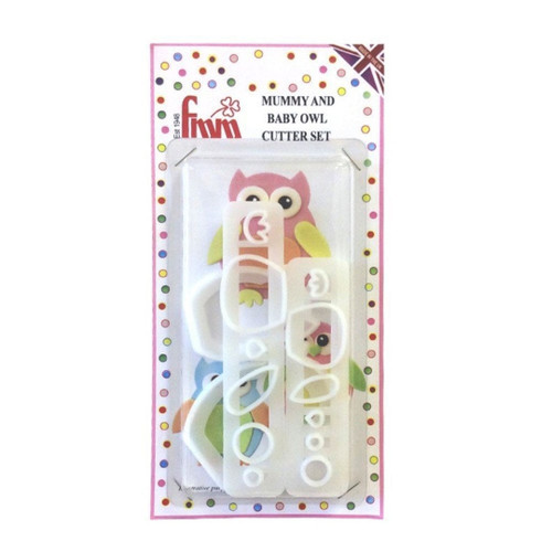 FMM - Mummy & Baby Owl Cutter