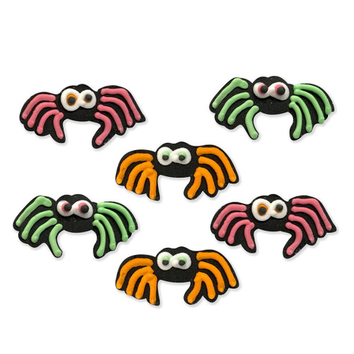 Neon Spider Edible Decorations