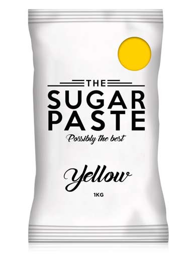 packet of The Sugar Paste - YELLOW 1kg