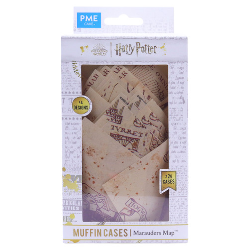Harry Potter Marauders Map Tulip Muffin Cases - Pack of 24
