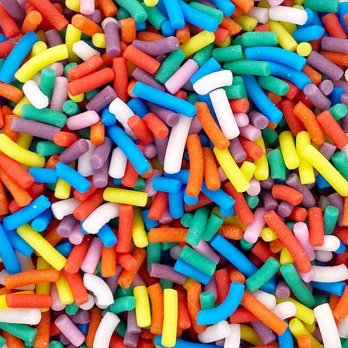 Bake Stable Rainbow Strand Sprinkles - 30G