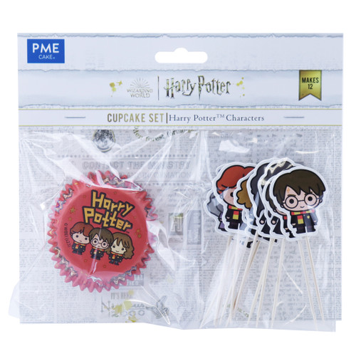 Harry Potter Cupcake Cases & Toppers in packaging