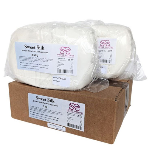 Sweet Success Sweet Silk Sugarpaste - Brilliant White  5kg